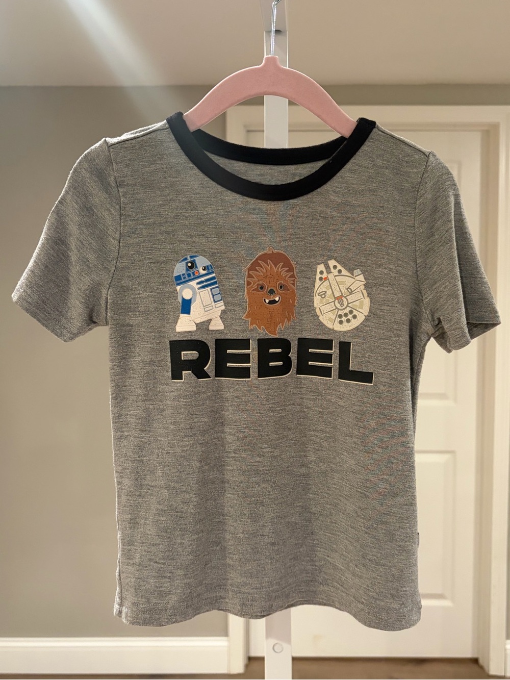 Little Sleepies Star Wars Grey Rebel Graphic T‑Shirt/Tee
